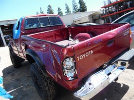 2003 Toyota Tacoma SR5 Burgundy 2.7L AT 4WD #Z24658